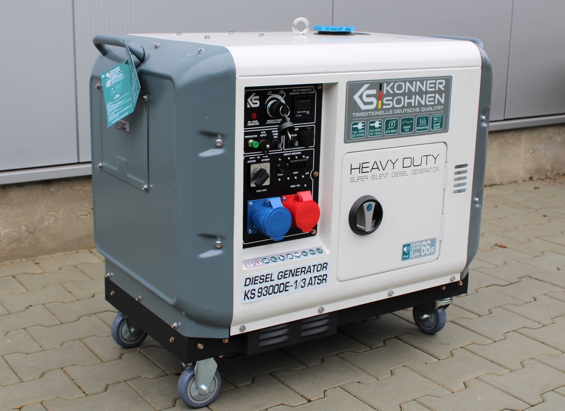Doratex Stromgenerator Pgg 2 7 Kw Stromgenerator von Könner & Söhnen | 7,5 kW Diesel Generator mit 230 V
